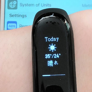 Mi Band 3 iPhone 英語化